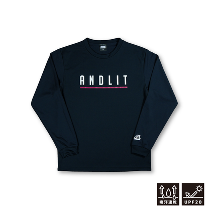 ANDLIT DRY L/Sshirt(ALLT-1002-BLACK)