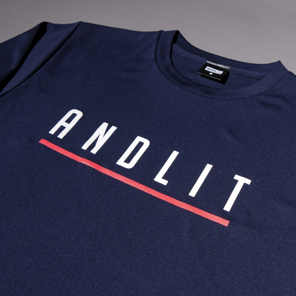 ANDLIT DRY L/Sshirt(ALLT-1002-NAVY)