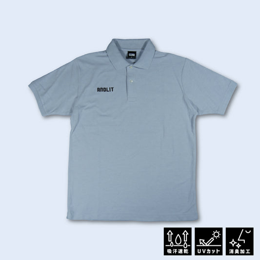 DRY SMOOTH POLOshirt(ALPS-1001-GREY)