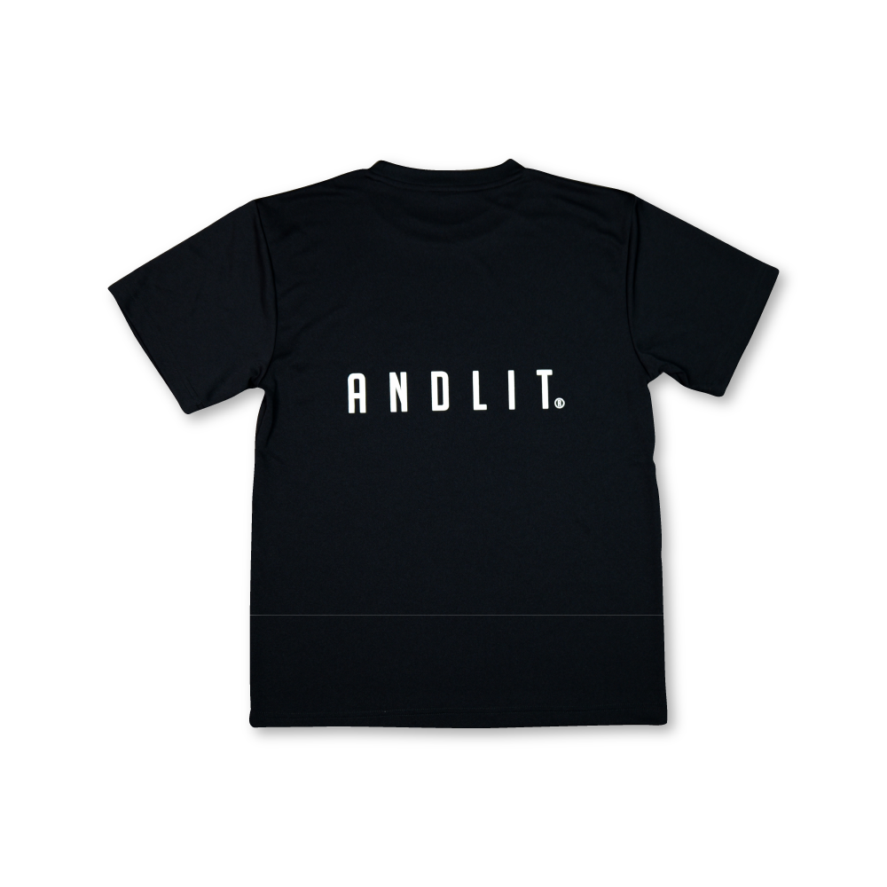 BOX LOGO SPORTS Tshirt / BLACK×WHITE