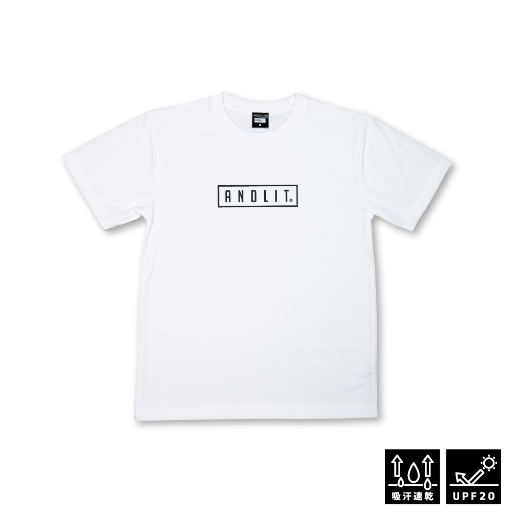 BOX LOGO SPORTS Tshirt / WHITE×BLACK